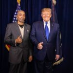 Clarence Mason Weaver with Trump