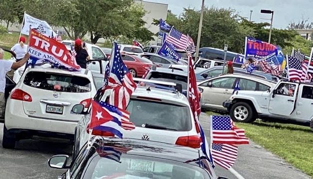 Media Completely Ignored Thousands Of Cubans Rallying For Trump In Florida At Mother Of All Caravans