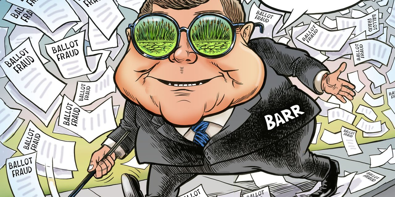 Bill Barr “I didn’t See Voter Fraud”