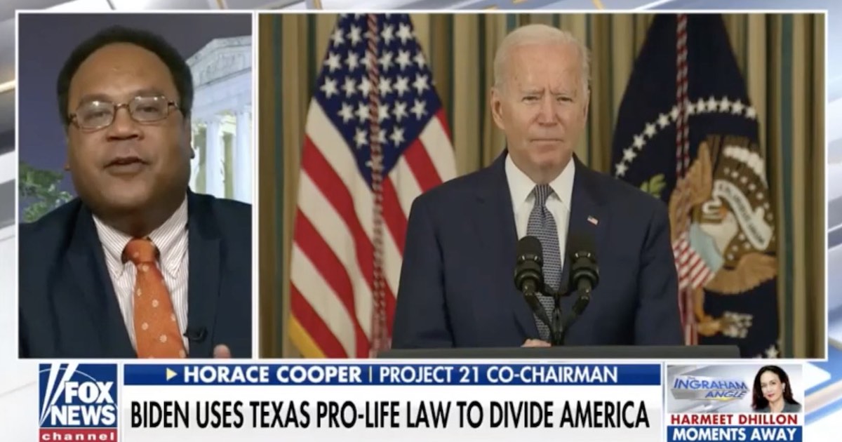 Texas Abortion Law Uproar Reveals Biden’s Ignorance of Law and Civics