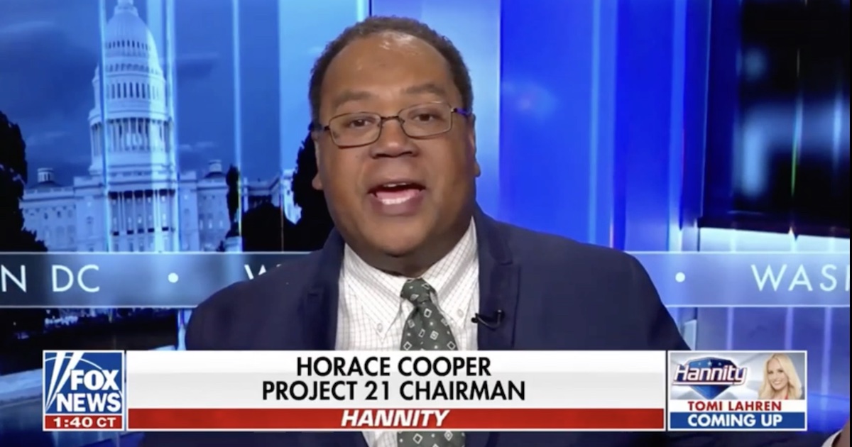 Horace Cooper: The Left Believes It Owns Black Americans