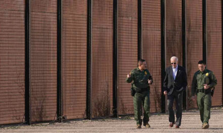Video Footage Captures Hundreds of Illegal Migrants Walk Over Biden’s ‘Closed’ Border Daily