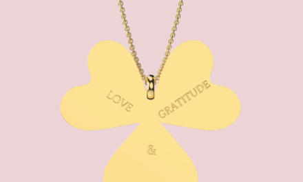 Her Love & Gratitude Jewelry:  A customizable necklace designed by Melania Trump to honor all mothers