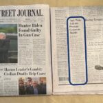 Wall Street Journal Front Page Features National Center Activism