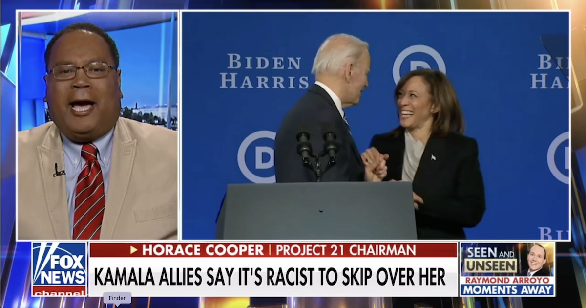 Horace Cooper: Leftists’ Emphasis on Identity Politics Could Backfire with Kamala